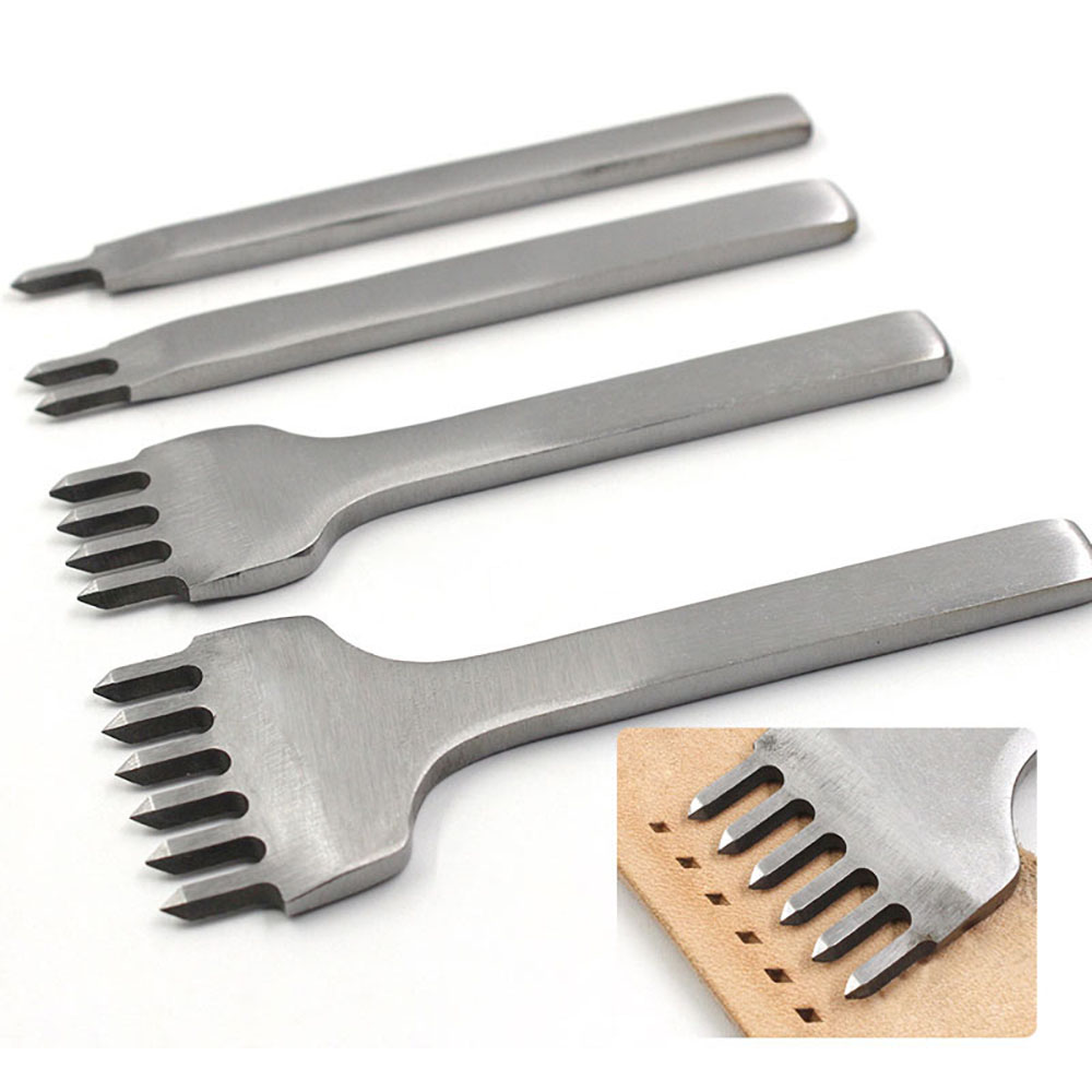 Leatherwork Punching Tool - 3/4/5/6mm Spacing Punch Tool For Leather