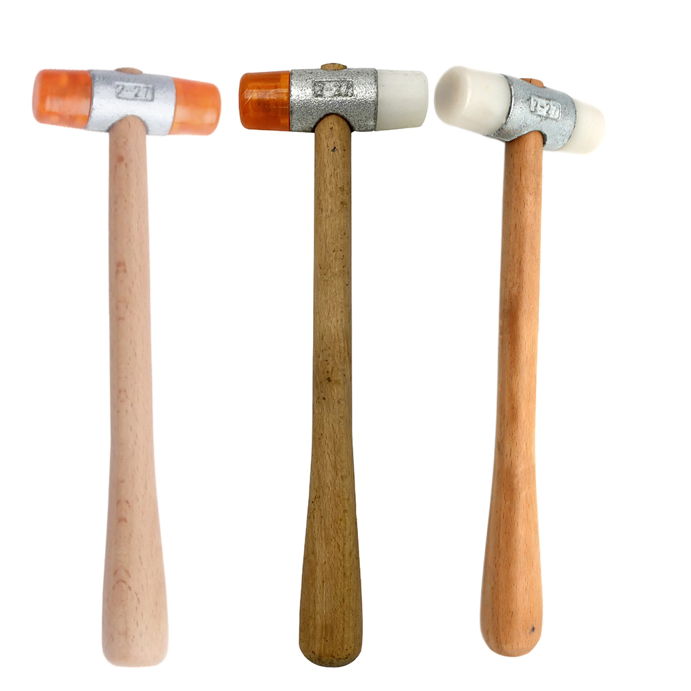 Leather Workbench - Double-Face Nylon Mallet Hammer with Wooden
