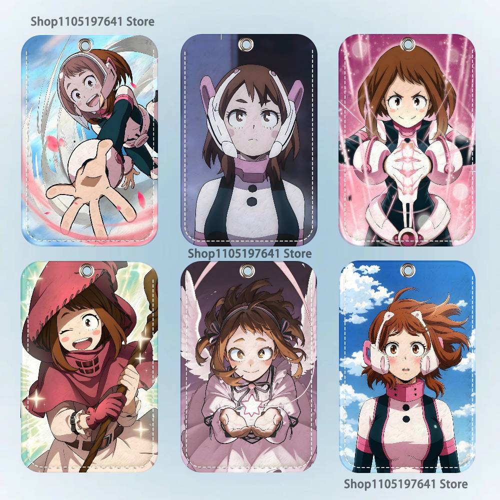 Leather Work In My Area - My Hero O-Ochako Uraraka Holder Keychain