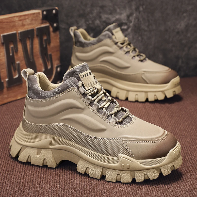 Men's Ankle Boots Fashion Comb - Leather Work Western 评论和价格