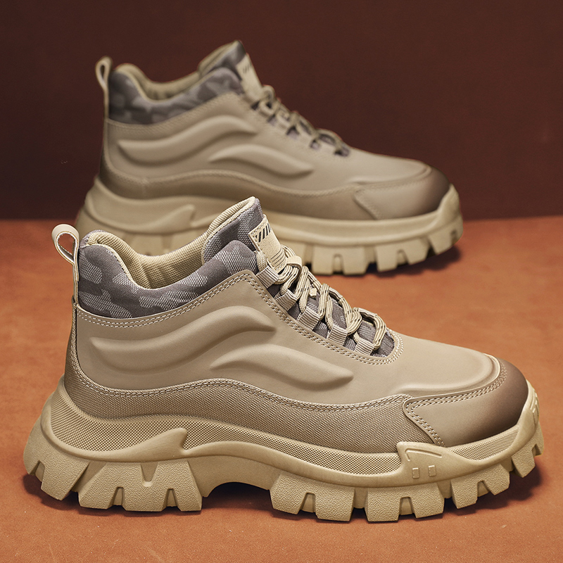 Men's Ankle Boots Fashion Comb - Leather Work Western 评论和价格