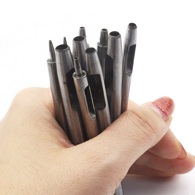 10pcs Rotary Leather Hole Punc - Leatherwork Punching Tool 评论和价格