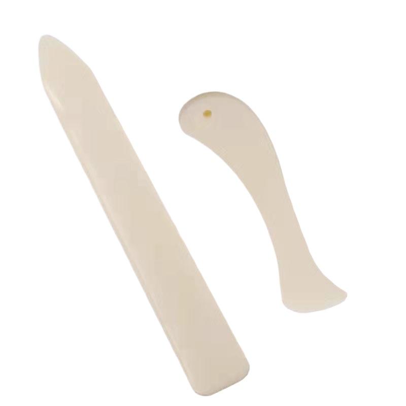 2PCS Leather Working Tool Bone - Leather Work Folder 评论和价格