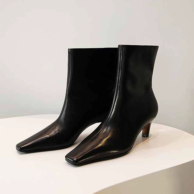 AIYKAZYSDL 2025 Square Toe Ank - Leather Work Western 评论和价格