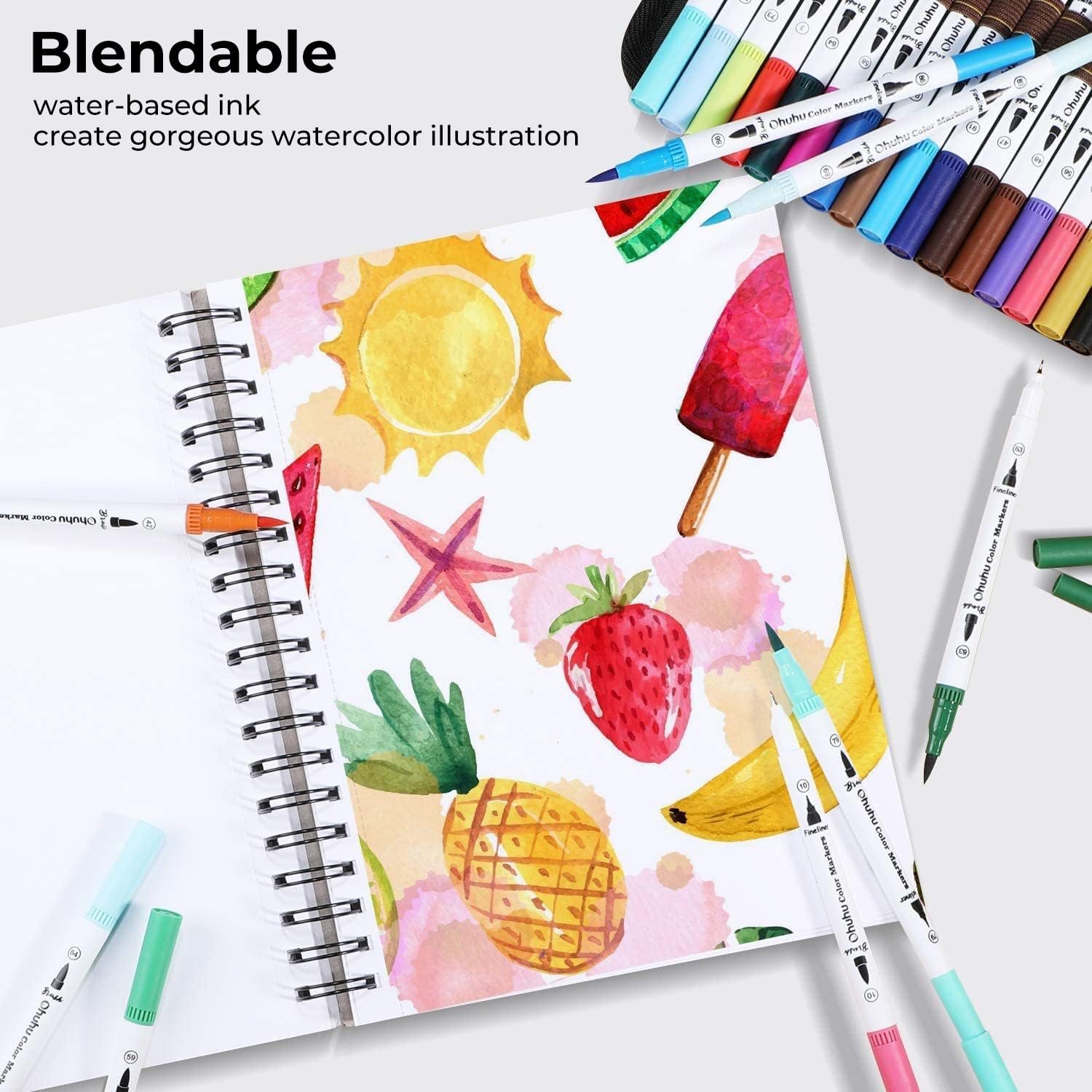 Ohuhu Art Markers Dual Tips Li - Copic Marker Sketch 评论和价格