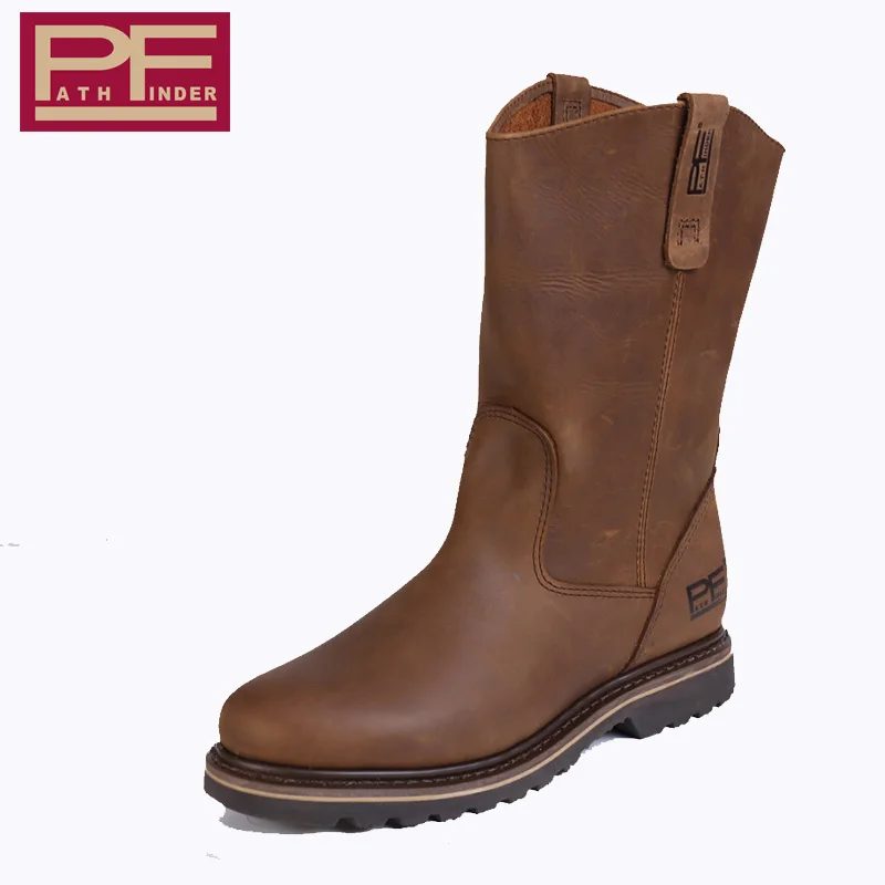 Pf Men's Genuine Leather Goody - Leather Work Western 评论和价格