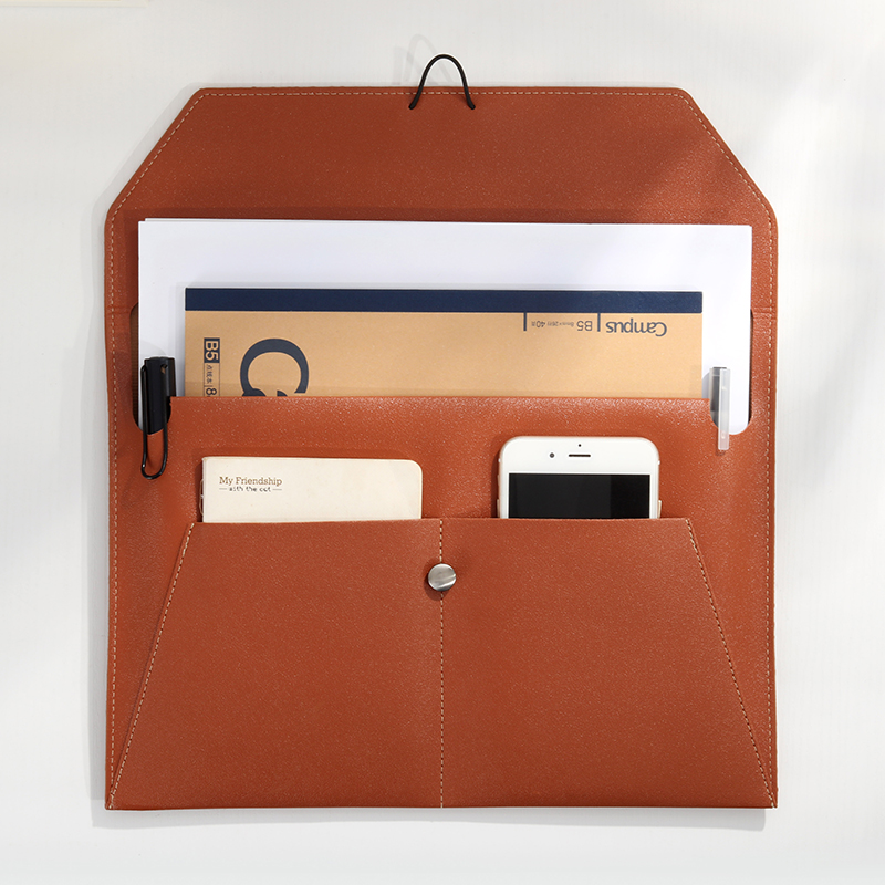 A4 Business Leather File Bag M - Leather Work Folder 评论和价格