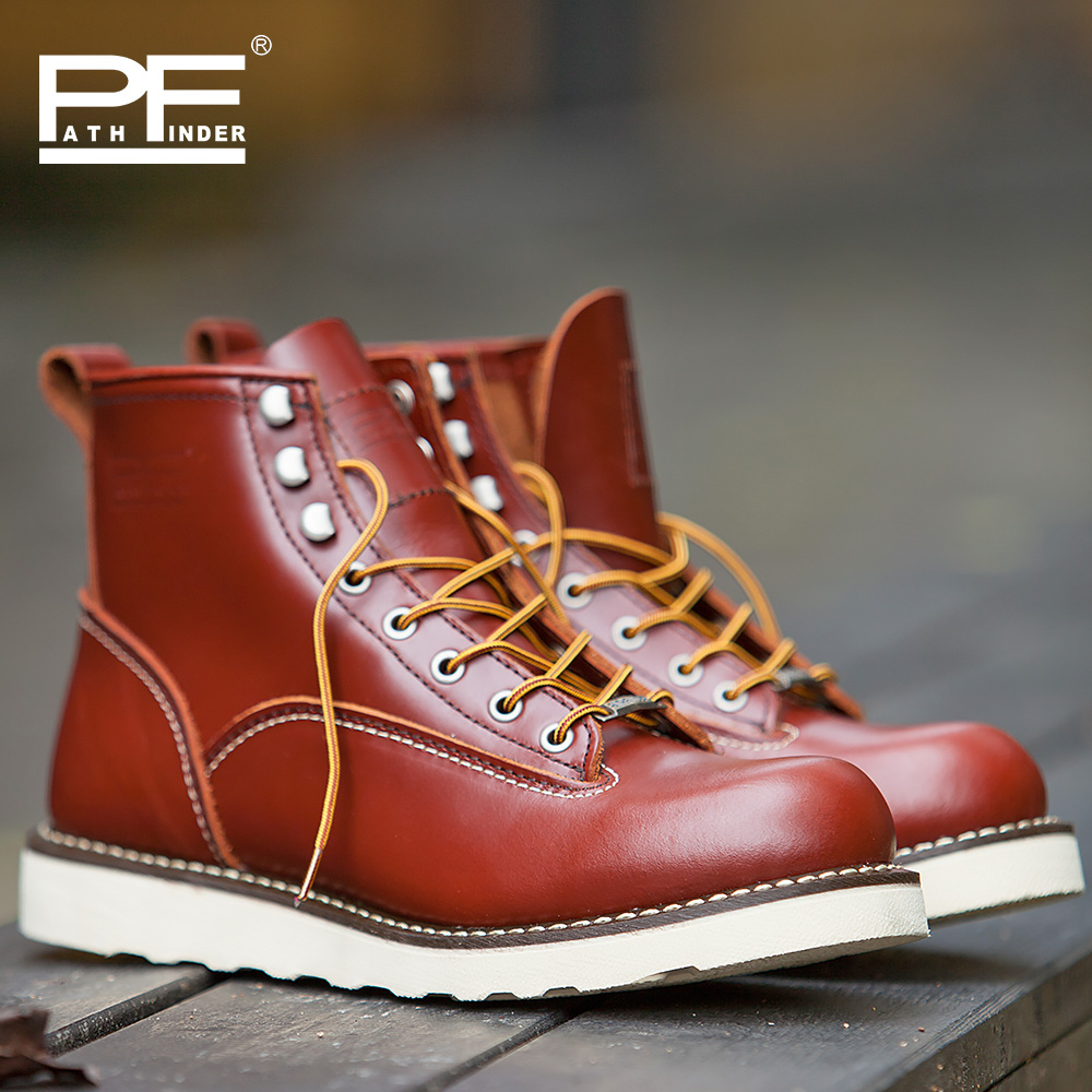 pf Men's Fashion Genuine Leath - Leather Work Western 评论和价格