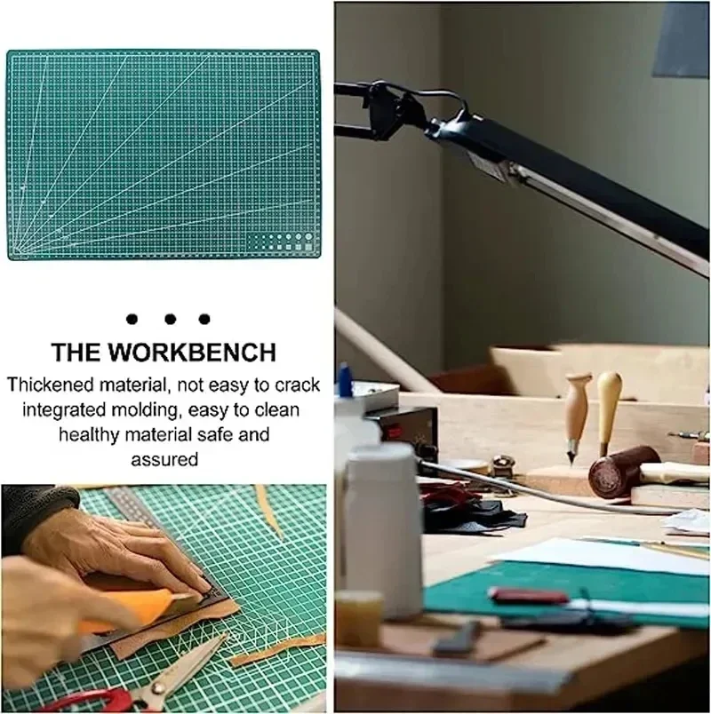 A3 A4 A5 PVC Cutting Mat Patch - Leather Workbench 评论和价格
