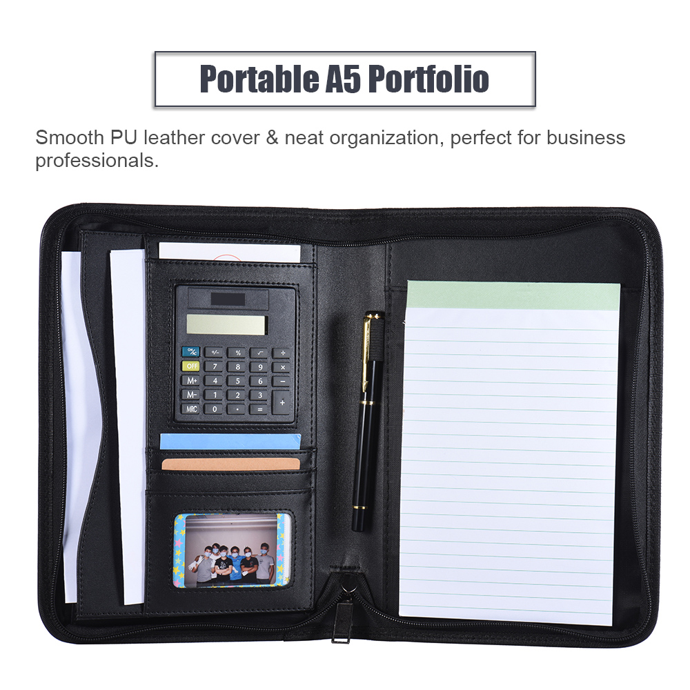 A5 Business Portfolio Padfolio - Leather Work Folder 评论和价格