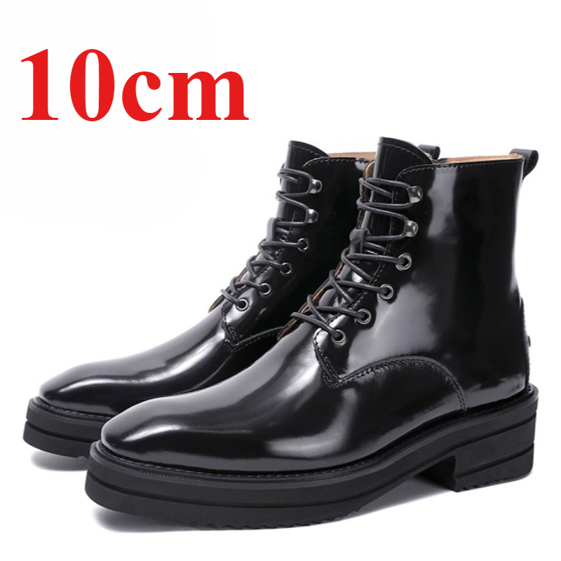 Invisible Height Increased Boo - Leather Work Western 评论和价格