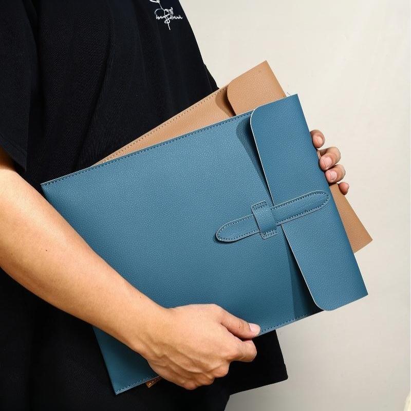 A4 Scratch Resistant Thick Lea - Leather Work Folder 评论和价格