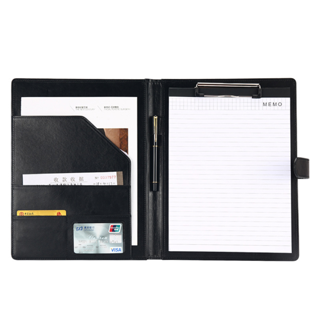 A4 Conference Folder Business  - Leather Work Folder 评论和价格