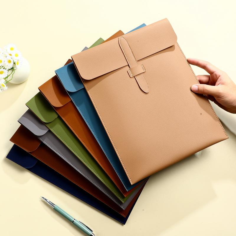 A4 Premium Vertical Leather Do - Leather Work Folder 评论和价格