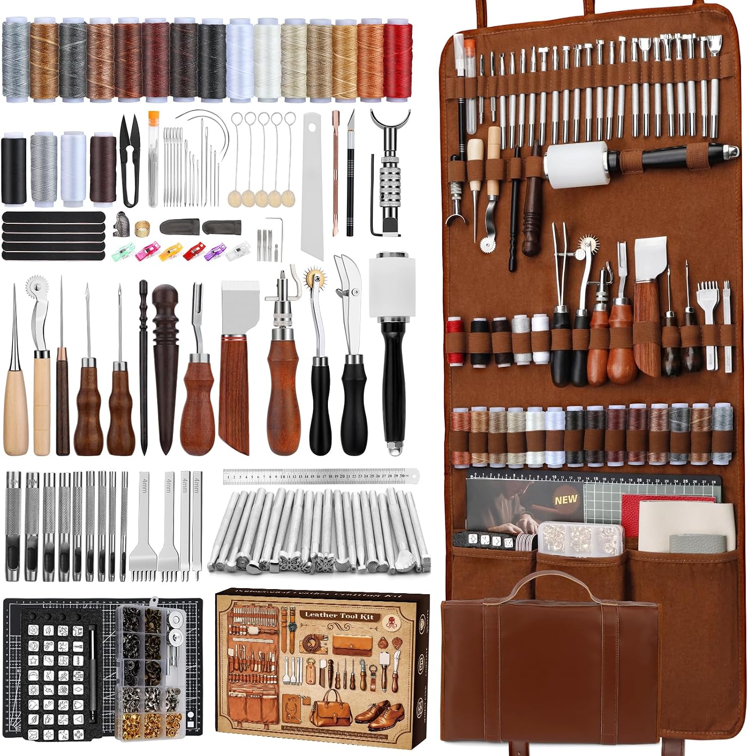 Leather Working Kit, Leather W - Leather Working 评论和价格