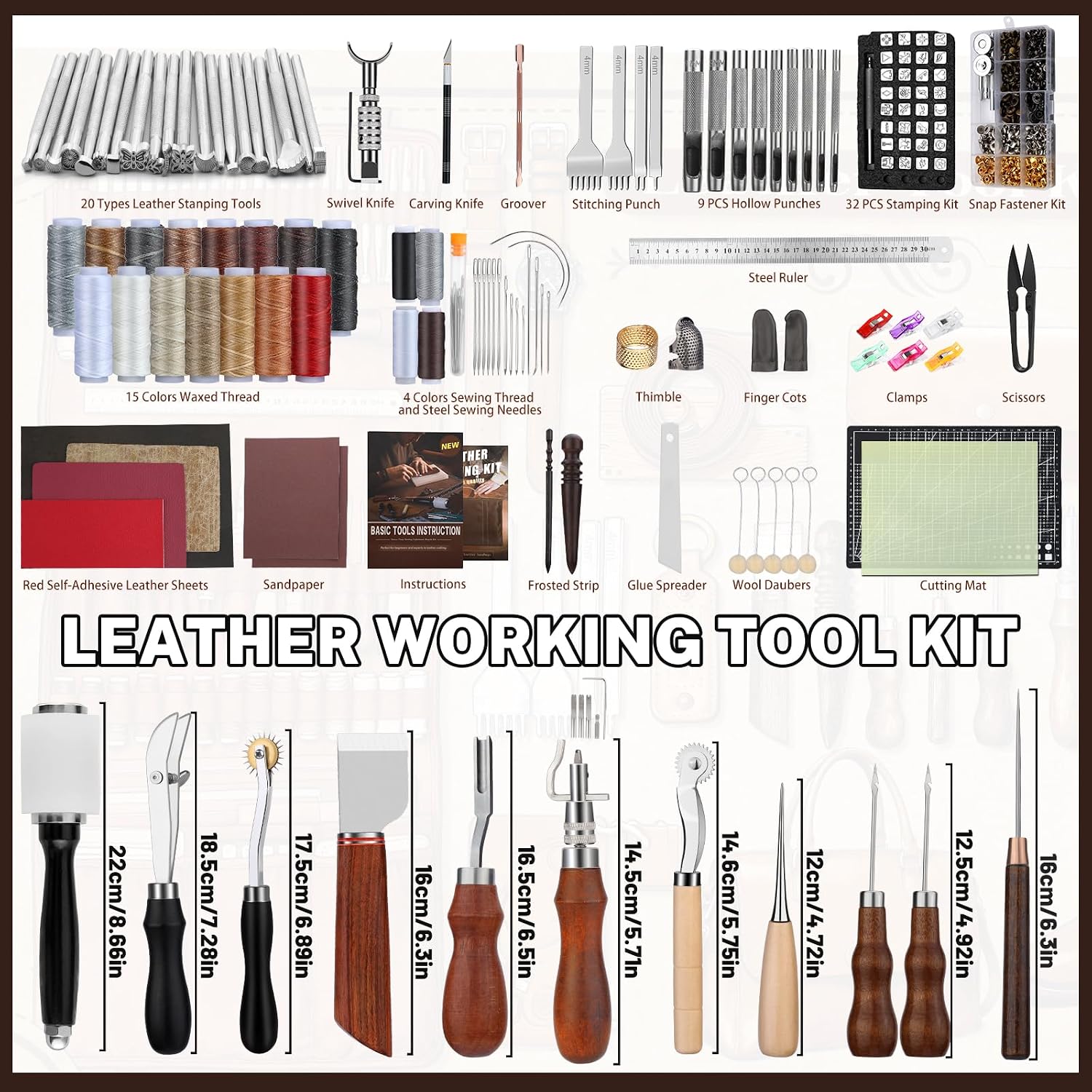 Leather Working Kit, Leather W - Leather Working 评论和价格