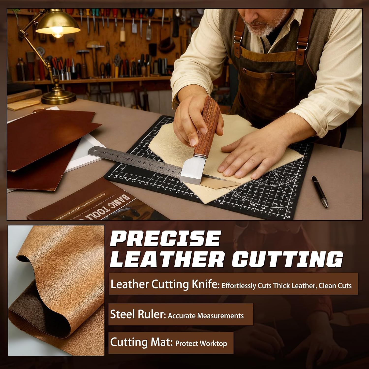 Leather Working Kit, Leather W - Leather Working 评论和价格