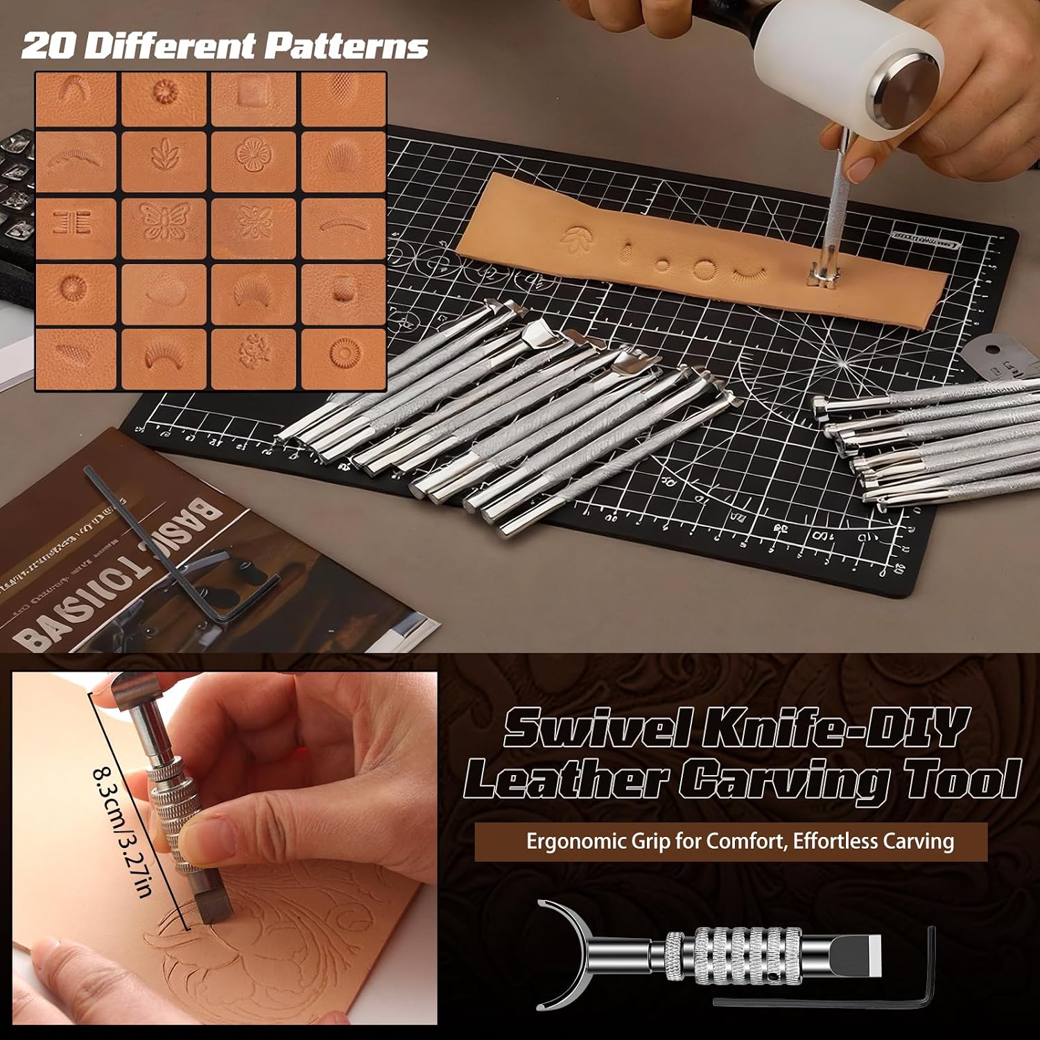 Leather Working Kit, Leather W - Leather Working 评论和价格