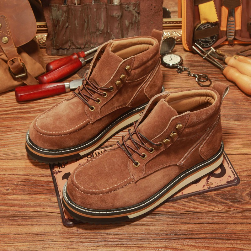 British Style American Retro G - Leather Work Western 评论和价格