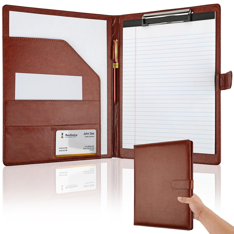 Multifunctional A4 Leather Con - Leather Work Folder 评论和价格