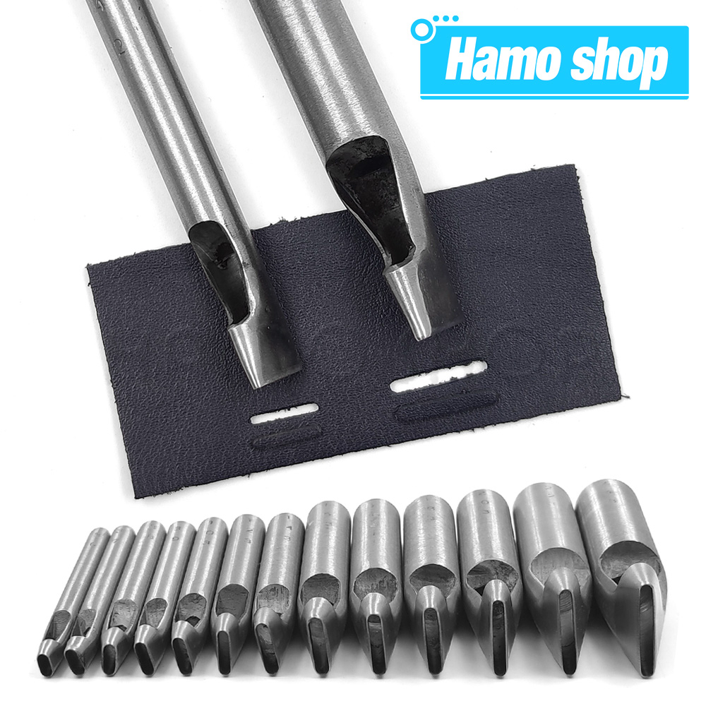 2mm/3mm Width Leather Oval Sha - Leatherwork Punching Tool 评论和价格