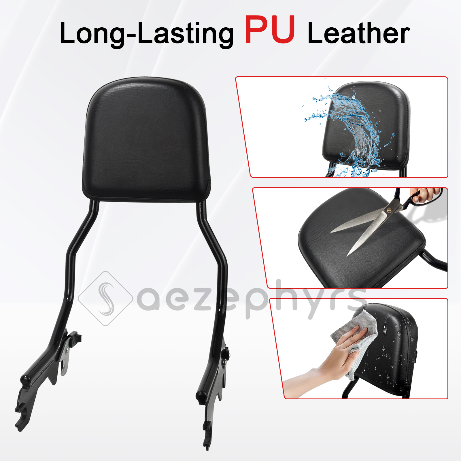 Motorcycle Standard Sissy Bar  - Leather Workbench 评论和价格